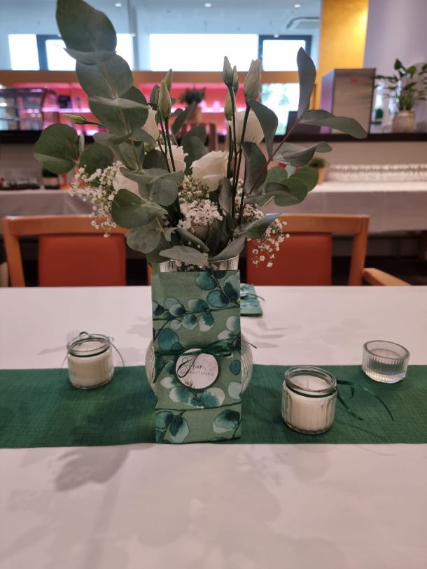 Damit sich alle wohlfühlen: Unsere Cafeteria.